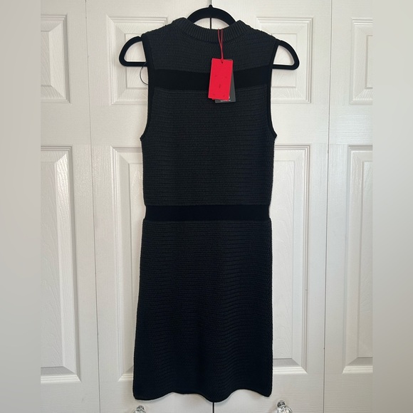 Hugo Black Paneled Minidress - Picture 5 of 5